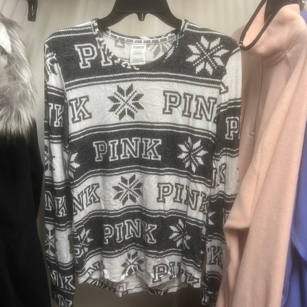 PINK PAJAMAS TOP